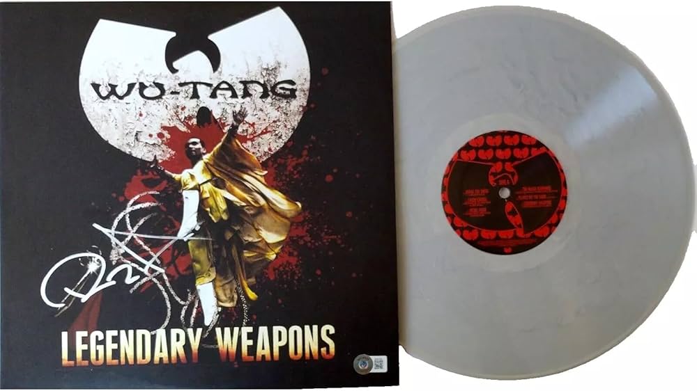 Rza Signed Vinyl Legendary Weapon Wu Tang Clan Record Album Cover